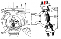 Toyota Steering Arm Press Special Service Tool Removal 1