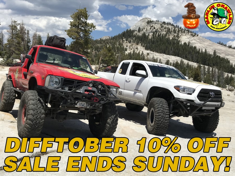 Marlin Crawler's DIFFTOBER Sales Event ends in two days!