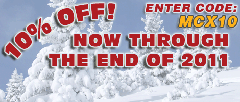 10% OFF your entire online order, now through the end of December!