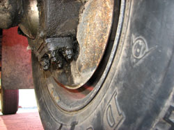 Stock Toyota Backing Plate