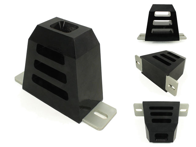 Universal Front or Rear Bump Stops, 4.5" tall for Pickup, Land Cruiser, Tacoma, Tundra