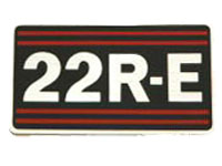 22R-E Valve Cover Sticker