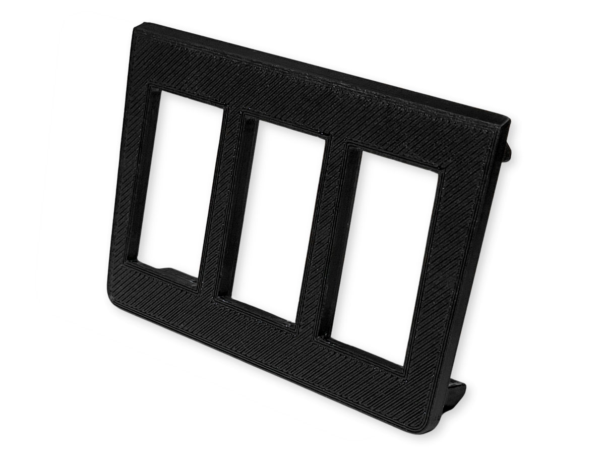 3-Switch Dash Panel for 1984-1989 Toyota Pickup and 4Runner