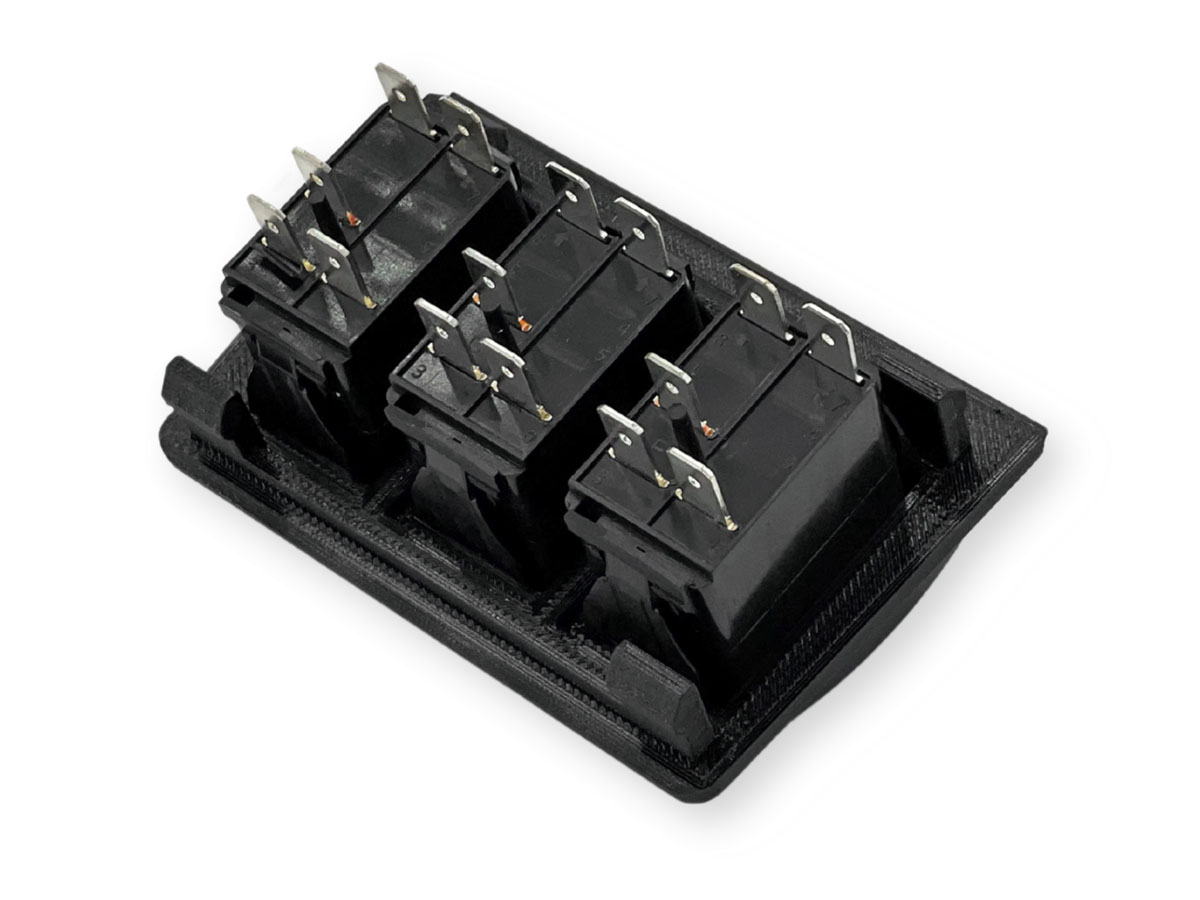3-Switch Dash Panel for 1984-1989 Toyota Pickup and 4Runner - Image 8