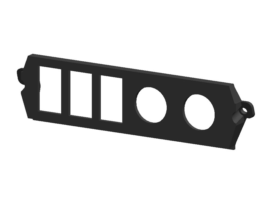 Lower Dash Switch Panel for 1984-1989 Toyota Pickup and 4Runner - Image 4