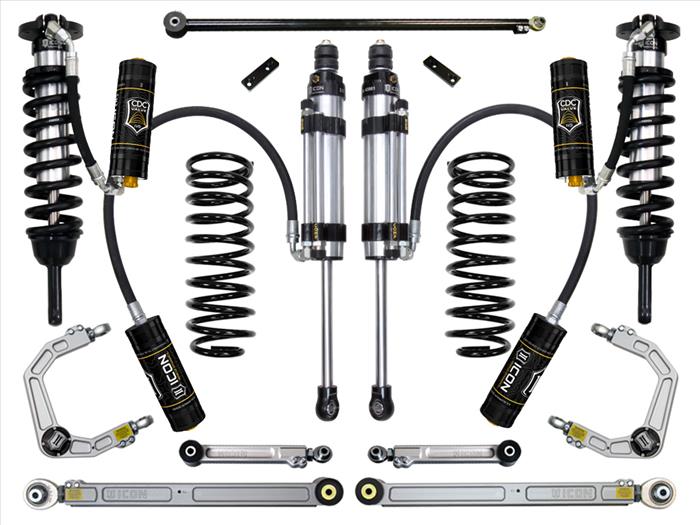 ICON 2010-2024 4Runner/2010-2014 FJ Cruiser, 0-3.5" Lift, Stage 8 Suspension System, Billet UCA