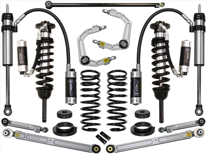 ICON 2003-2009 GX470, 0-3.5" Lift, Stage 7 Suspension System, Billet UCA
